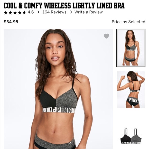 NWT Victoria Secret PINK Leggings & Bra Large - Picture 6 of 8